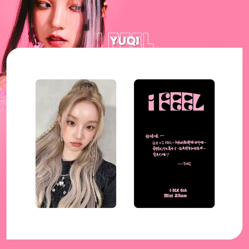 Kpop gidle wyy music thẻ thu thập thẻ nhỏ thẻ ảnh