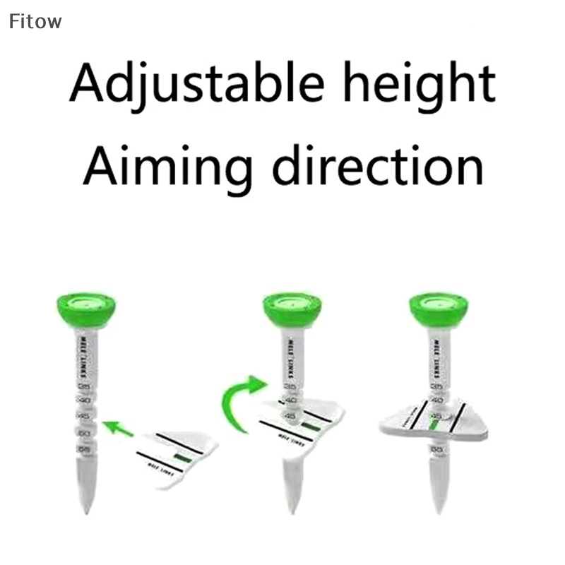 Ftw 1 cái golf tee step down golf ball holder tees nhựa golf tees phụ kiện fe