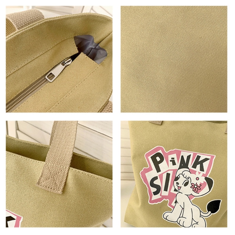Túi vải Cỡ Lớn Tái Sử Dụng Tiện Lợi Cho Nữ
