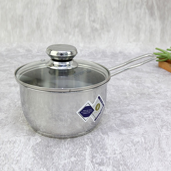 Nồi nấu bột Fivestar 16cm, quấy bột quai đũa nắp kính FSQ16001