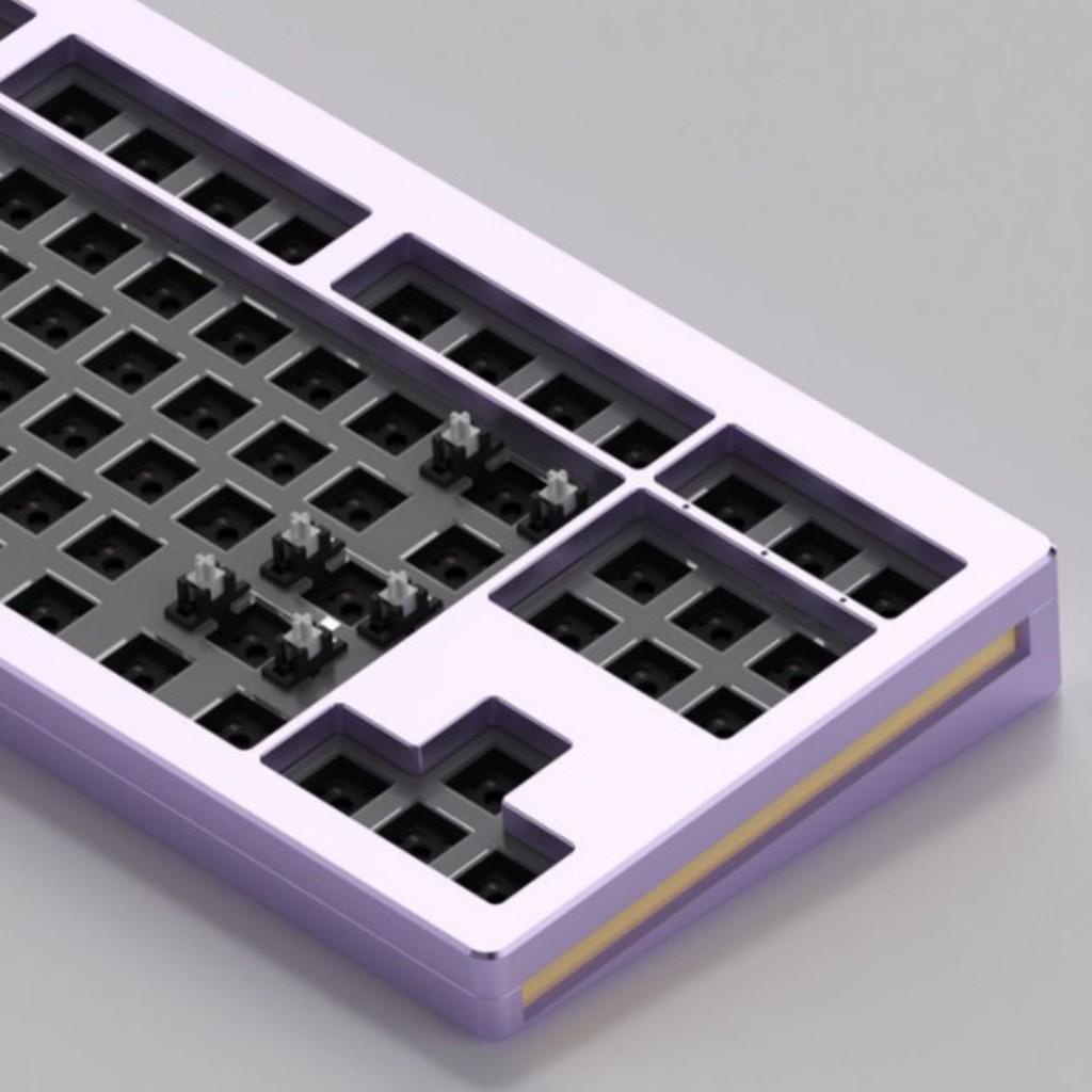 Bàn phím cơ custom Monsgeek M3 nhôm CNC mạch xuôi gasket mount full foam