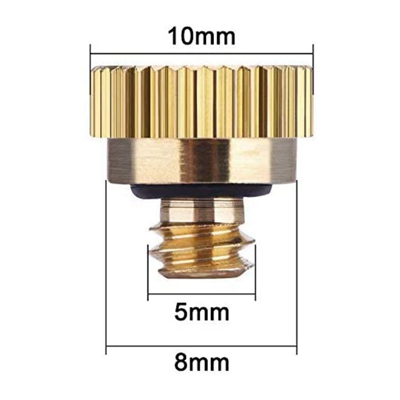 Bộ 20 Vòi Phun Sương Làm Mát 0.3 mm Bằng Đồng Thau Chất Lượng Cao