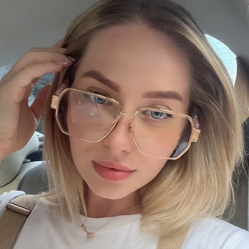 Kính Mát Gọng Vuông Phong Cách Vintage Thời Trang Unisex