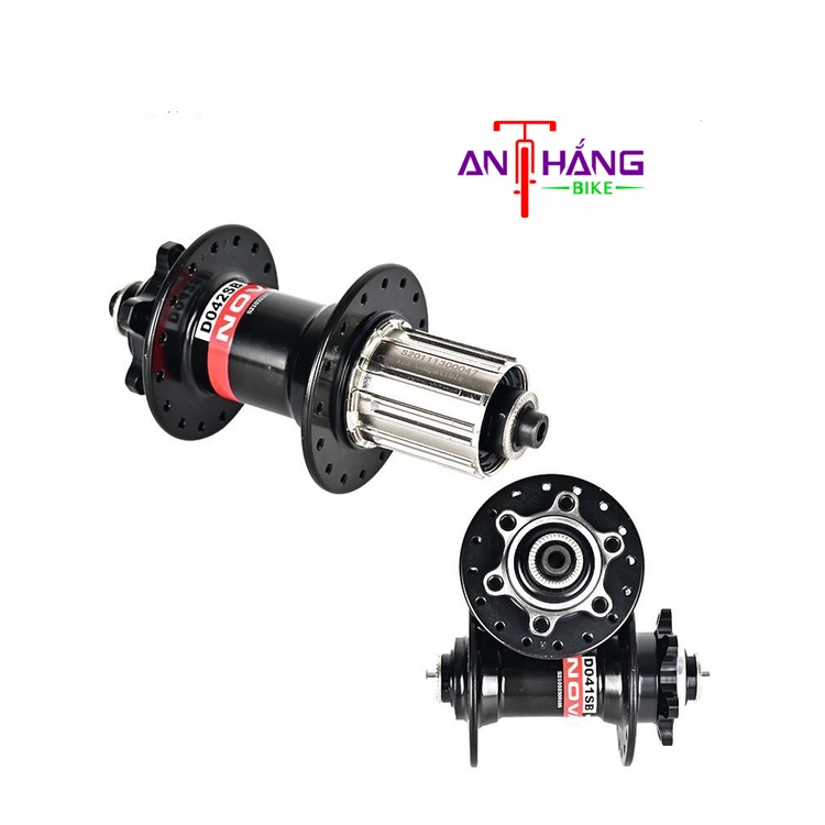 Đùm xe đạp, Moayo xe đạp thể thao Novatec D041SB/D042SB Cối nổ, phanh đĩa 32 lỗ Chính hãng