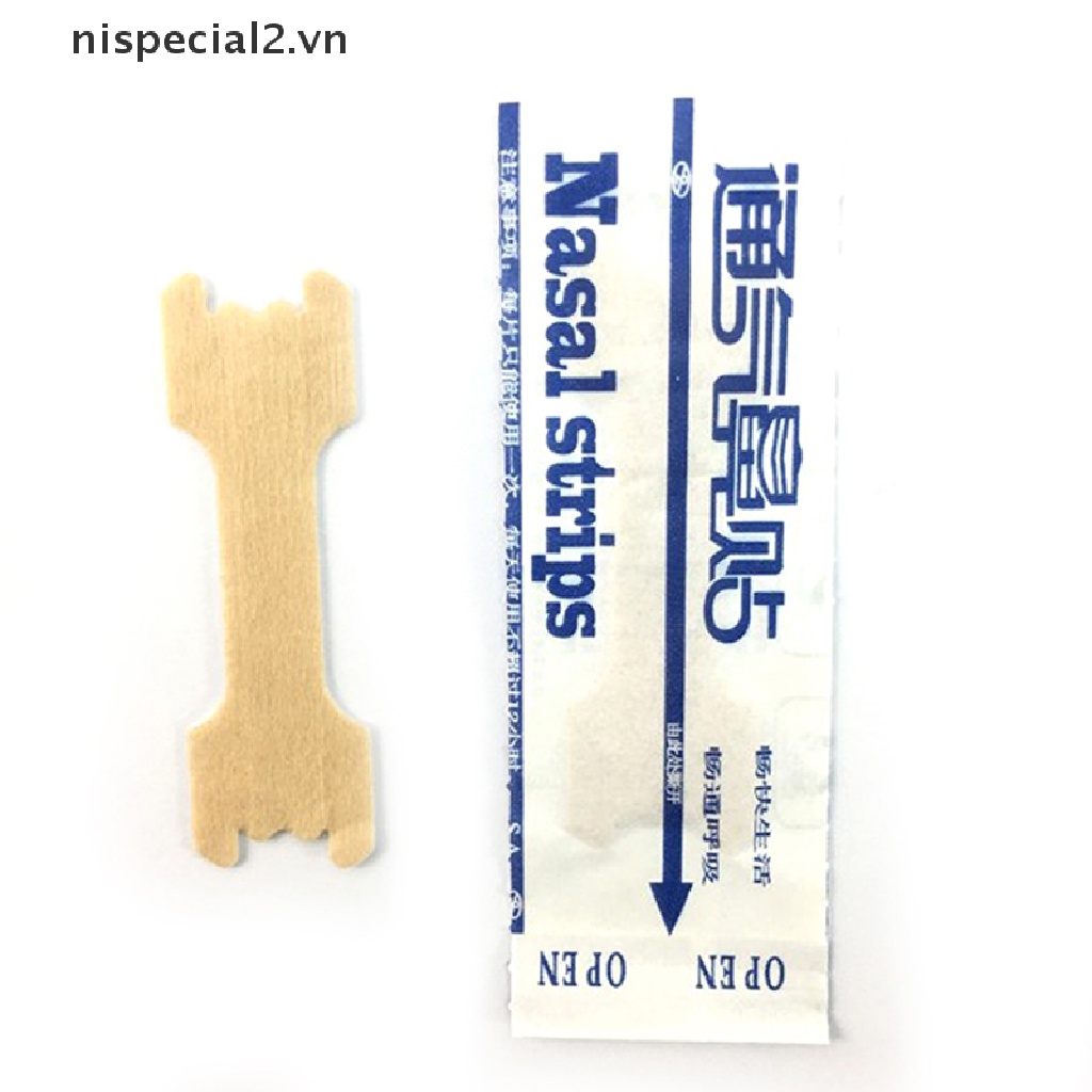 Bộ 50 Miếng Dán Mũi Chống Ngáy Khi Ngủ Tiện Dụng