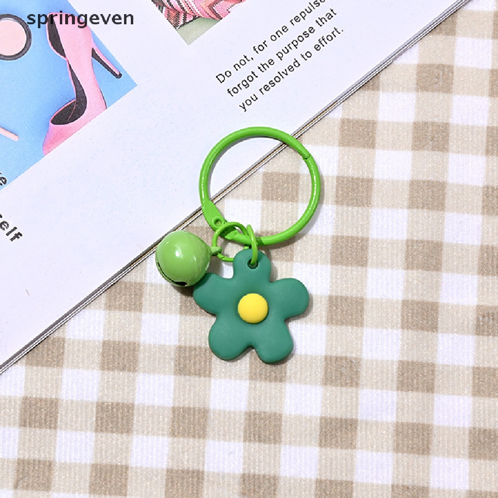 Móc Chìa Khóa Bằng Pvc Hình Hoa Thời Trang Diy