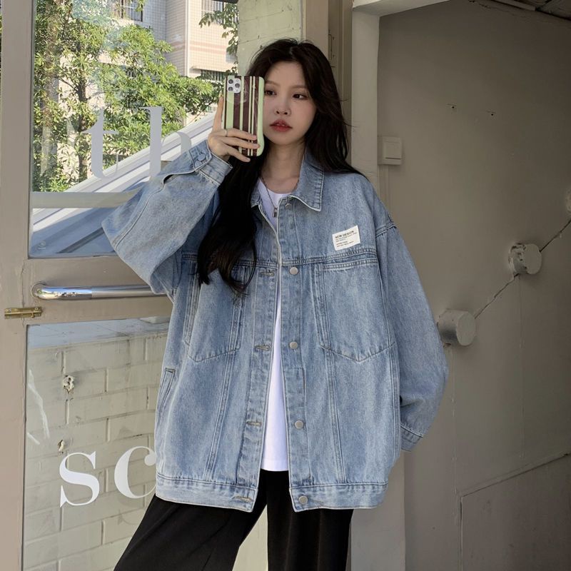 cardigan bigsize cardigan nam áo cánh chim  áo khoác gió có mũ áo khoác local brand Áo khoác nữ Áo Khoác Denim Dáng Rộng Phong Cách bf Hàn Quốc Mới 2022 Phong Cách bf 'o khoa' c local brand a 'o pho' o pho ng from ro '020 ng unisex