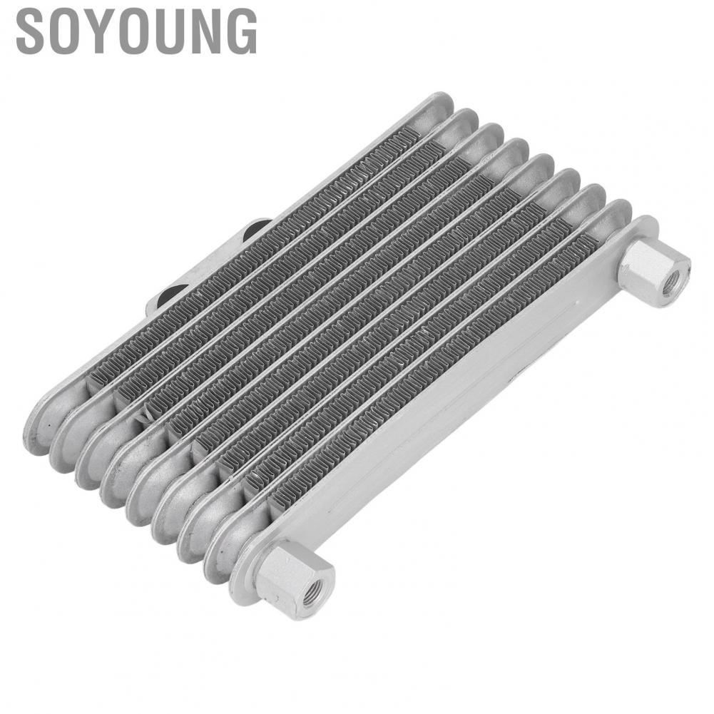 Soyoung Motorcycle Oil Radiator  Strong Power High Strength Rapid Cooling Engine Cooler for 2 Stroke Off Road Motorbike