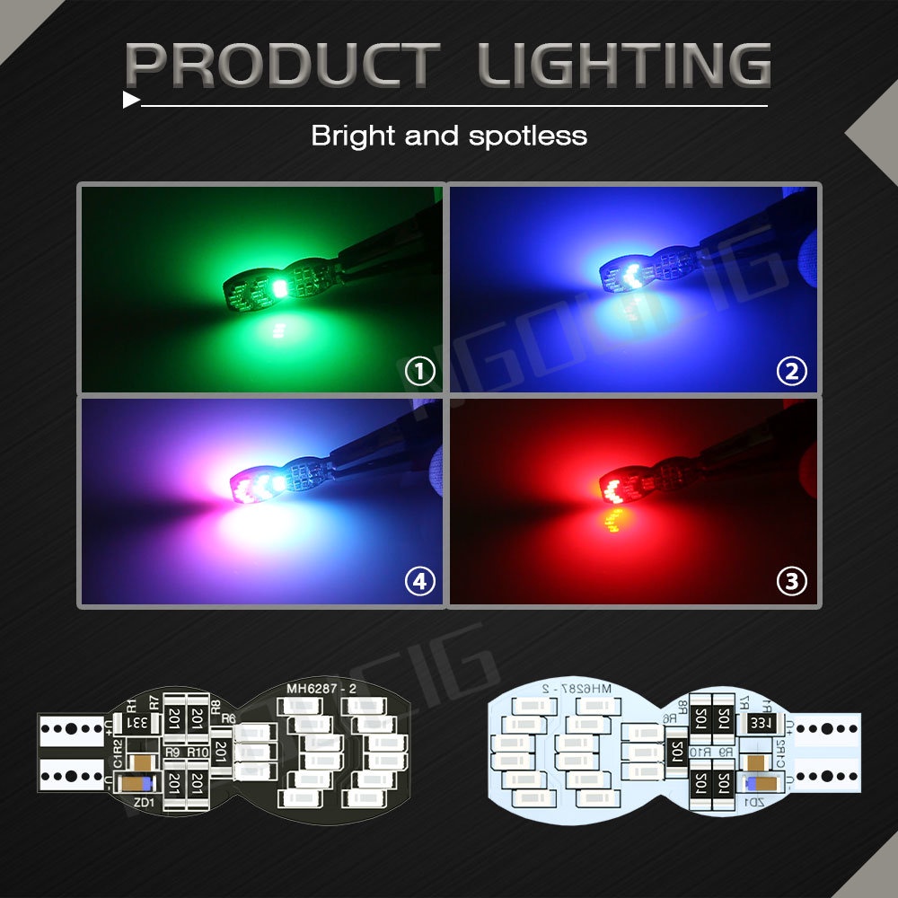 Bóng Đèn LED T10 W5W WY5W 3014 501 194 Chuyên Dụng Dành Cho Xe Mô Tô