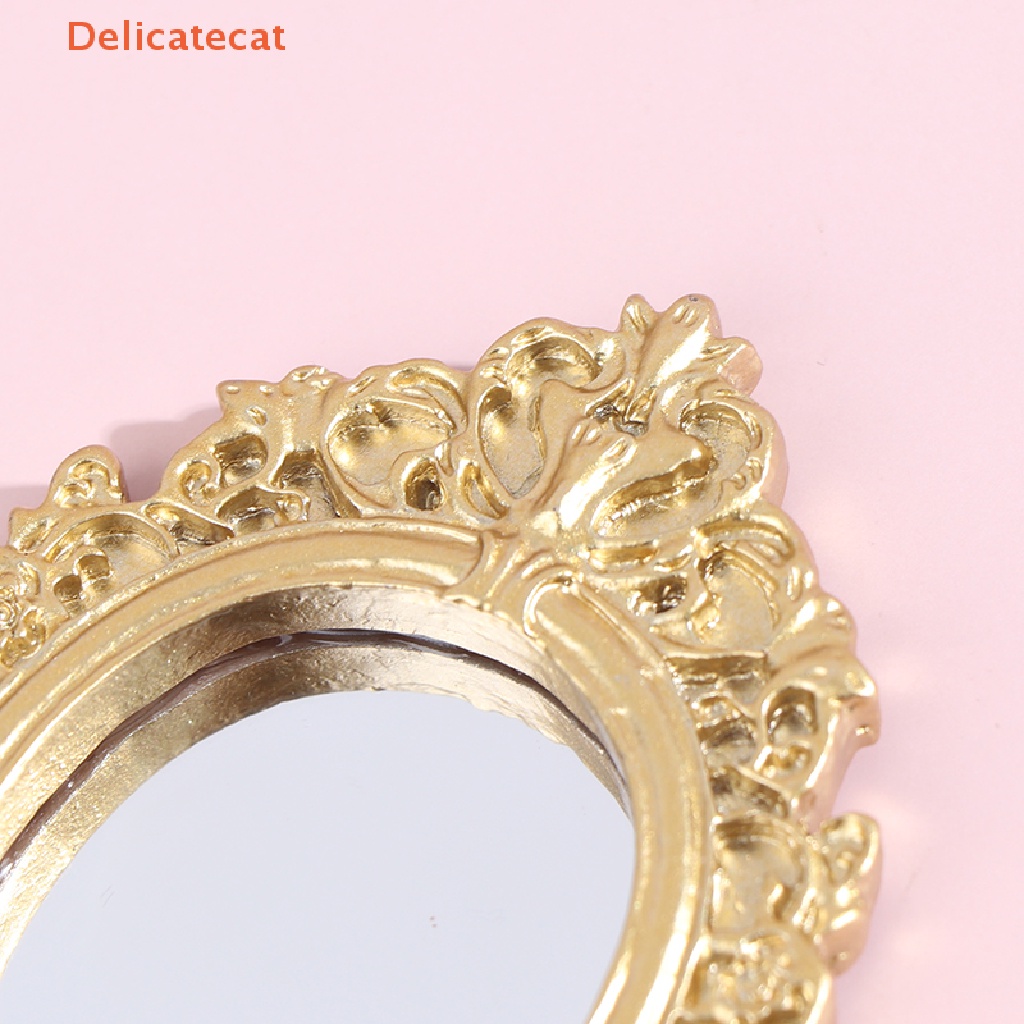 Gương Treo Tường Trang Trí Nhà Búp Bê Tỉ Lệ 1 / 12