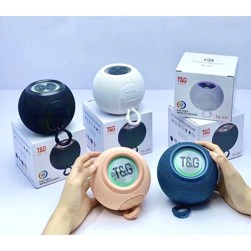 Loa Nghe Nhạc Bluetooth Cầm Tay TG- 337 Nhỏ Gọn Âm Thanh Hay Cực Đỉnh. bảo hành 12 tháng