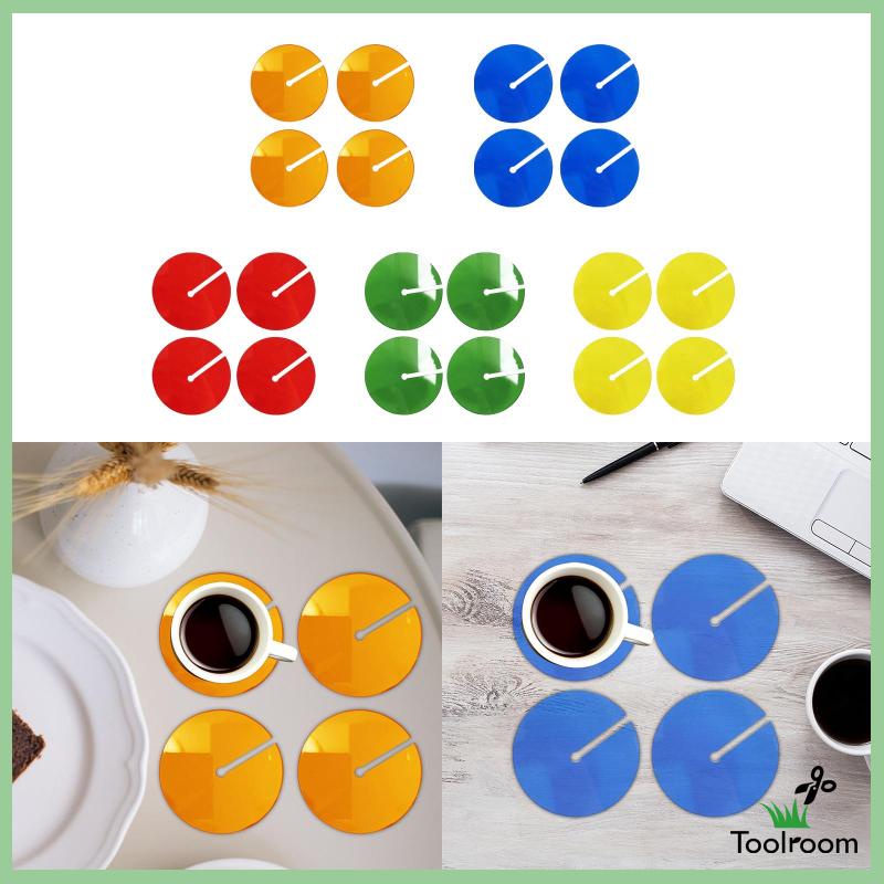 Set 4 Cốc Uống Cà Phê Tiện Dụng Cho Nhà Bếp