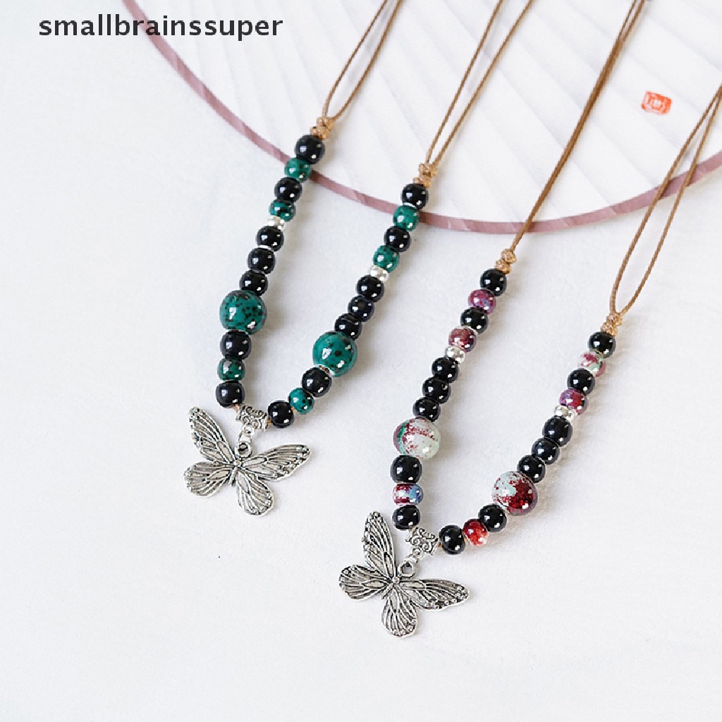 Dây Chuyền Nữ Dạng Chuỗi Hạt Gốm Phong Cách Vintage Thời Trang