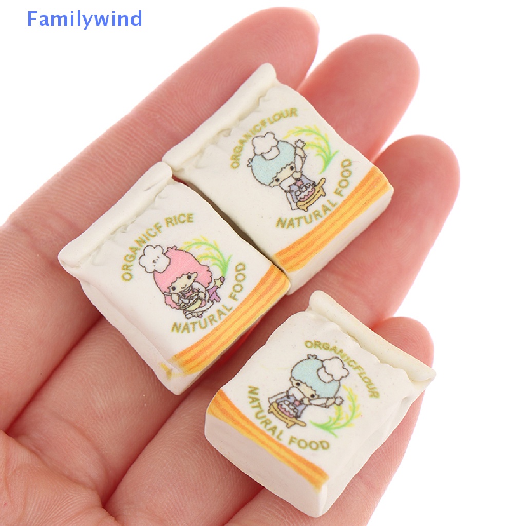 Set 5 Túi Đựng Bột / Kem / Điện Thoại Trang Trí Nhà Búp Bê