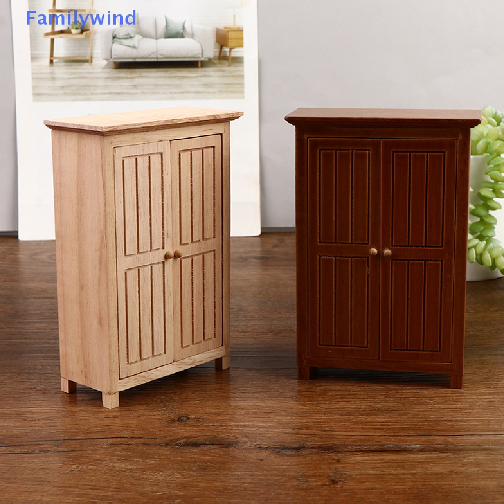 Tủ Quần Áo Búp Bê Mini Tỉ Lệ 1: 12