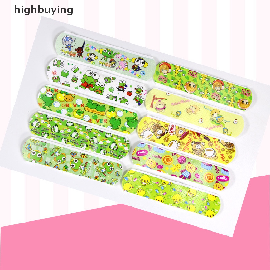 Set 120 Băng Cá Nhân Chống Thấm Nước Thoáng Khí Họa Tiết Hoạt Hình