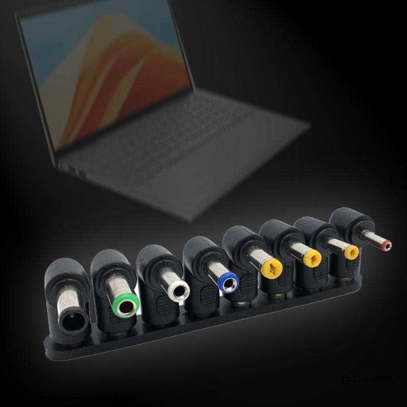 Set 8 Đầu Chuyển Đổi Nguồn Điện DC Sang 5.5x2.1mm Chuyên Dụng Dành Cho Laptop