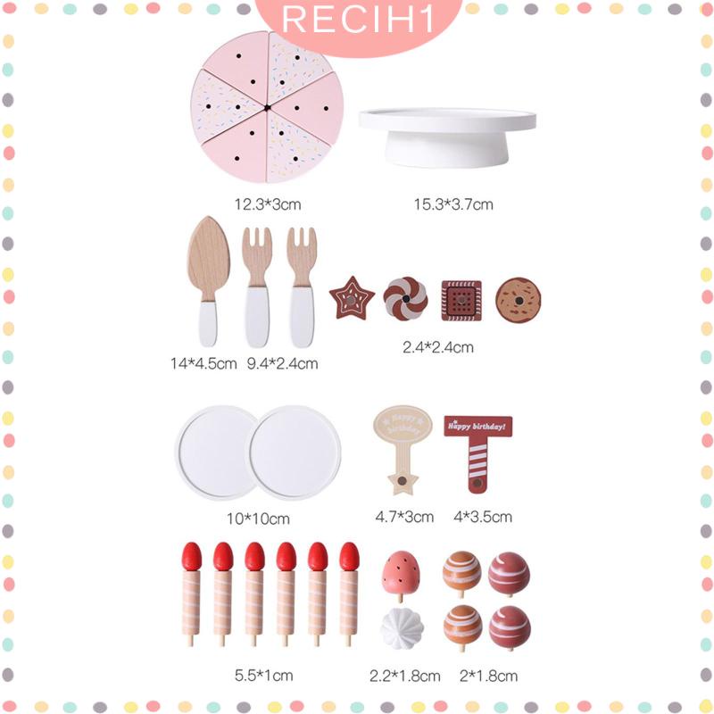 Bộ Đồ Chơi Bánh Kem Bằng Gỗ DIY Dành Cho Bé