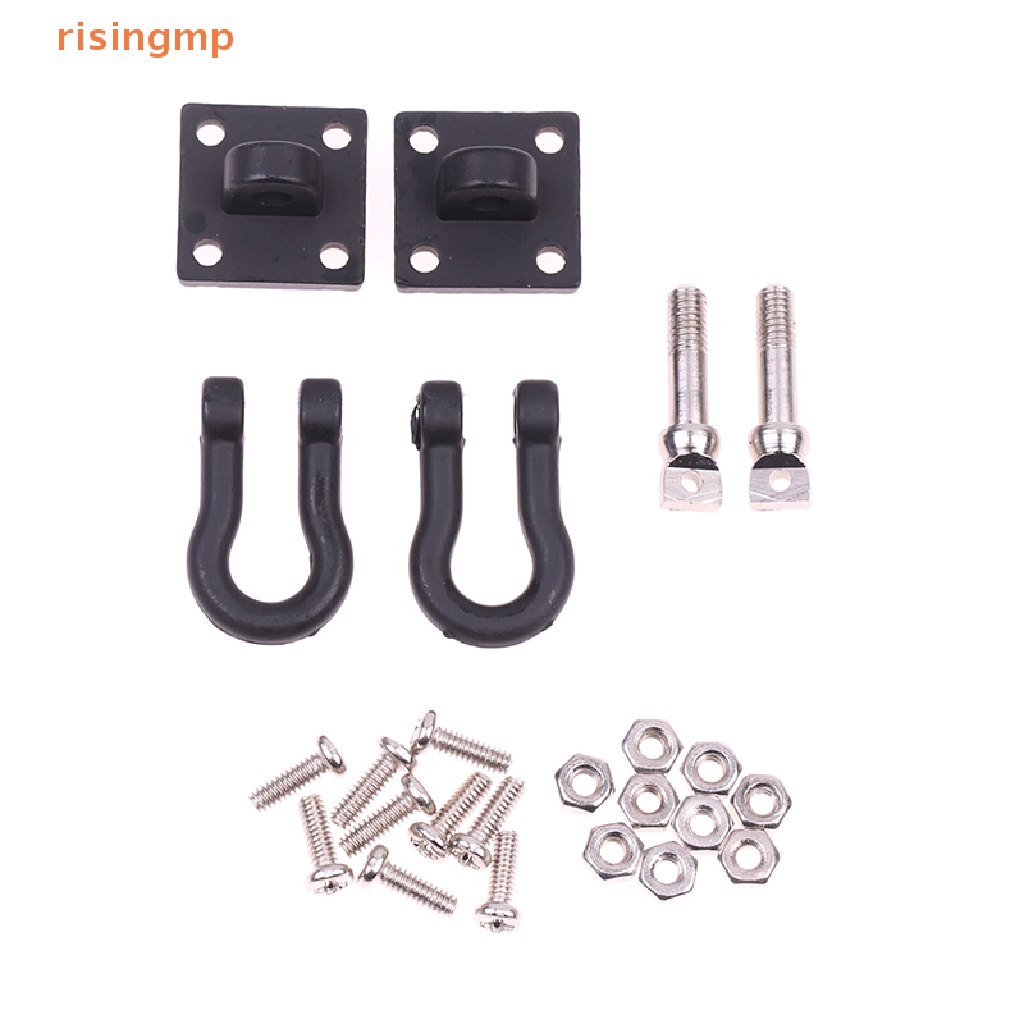 Set 2 Móc Kéo Kim Loại Dành Cho Xe Đồ Chơi 1 / 10 RC