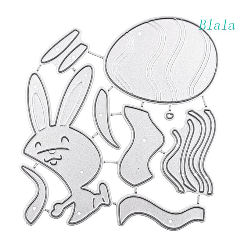 Khuôn Cắt Giấy Kim Loại Hình Thỏ Phục Sinh Xinh Xắn
