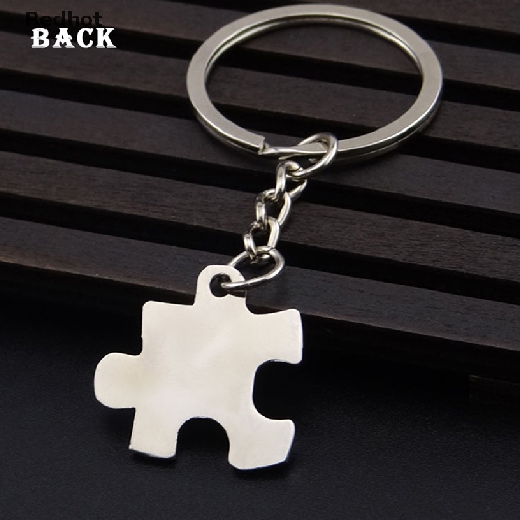 &lt; Redhot &gt; Jig Móc Khóa Kim Loại Hình Mảnh Ghép Treo Túi / Móc Khóa Trang Trí Ba Lô / Ô Tô Quà Tặng