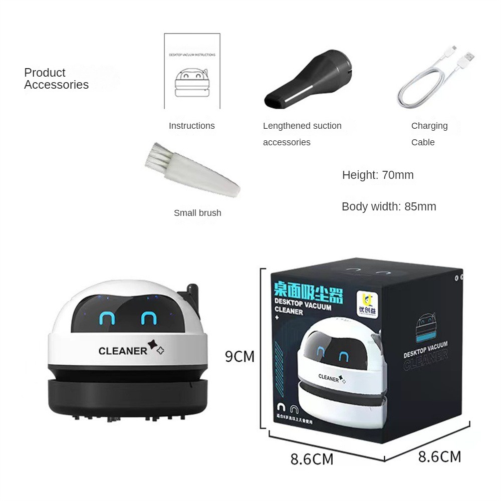 Máy Hút Bụi Để Bàn Hoạt Hình Mini Giao Diện Sạc USB Mới Nhất 2023 Máy Hút Bụi Chạy Điện Máy Quét Phế Liệu Cao Su Máy Hút Bụi Cầm Tay Gia Dụng Flowerdance