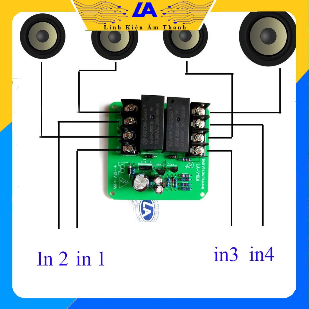 Mạch Bảo Vệ Loa Kéo, Ampli Nguồn 12v Đến 15v DC
