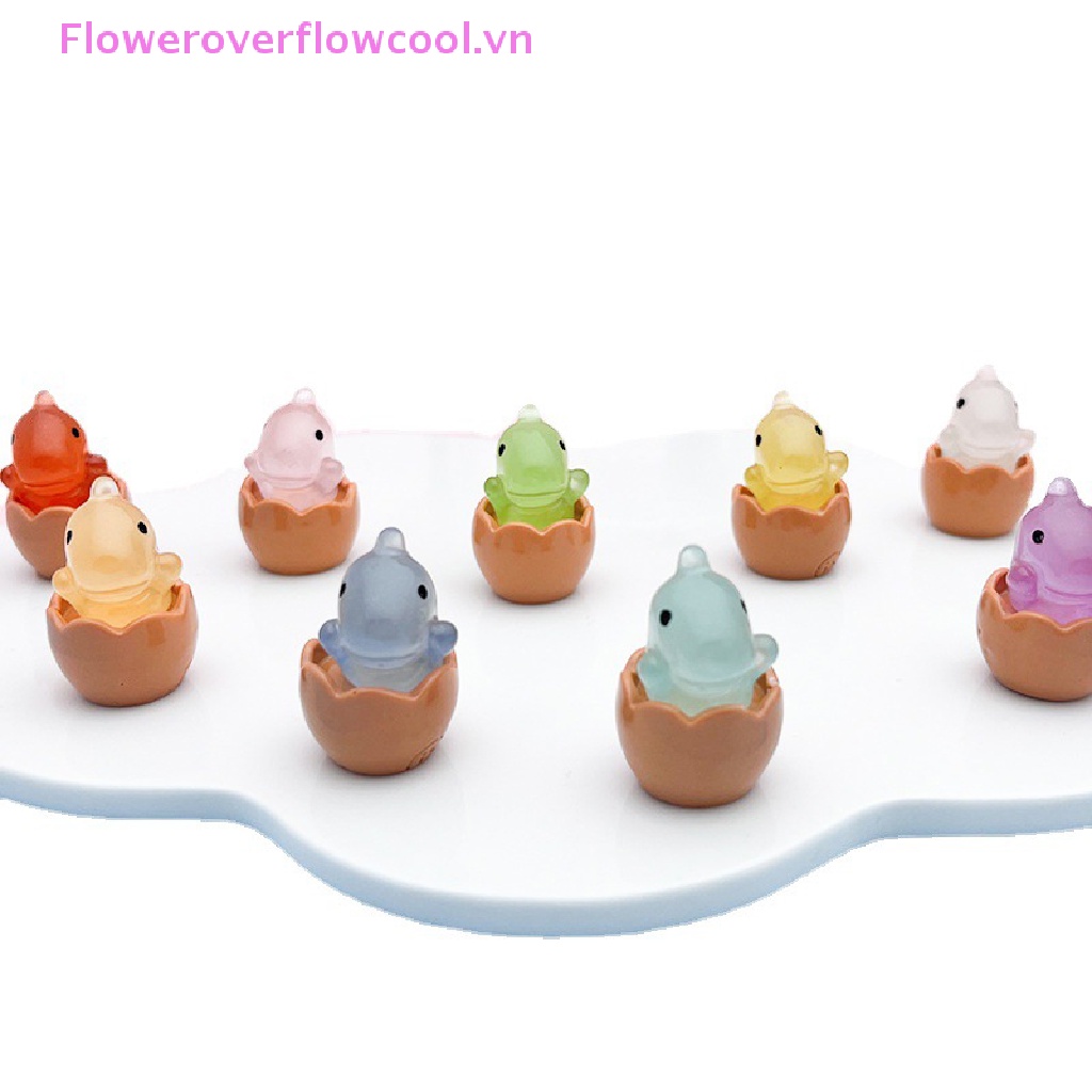 Set 10 Khủng Long Nhỏ Bằng Nhựa Phát Quang Trang Trí Đa Ứng Dụng