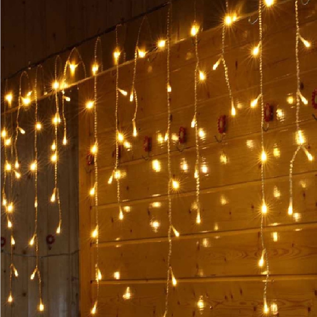 Mua Đèn rèm mành mưa 6m 8m đèn nháy rèm trang trí Tết thả ngắn 0.6m màu ...