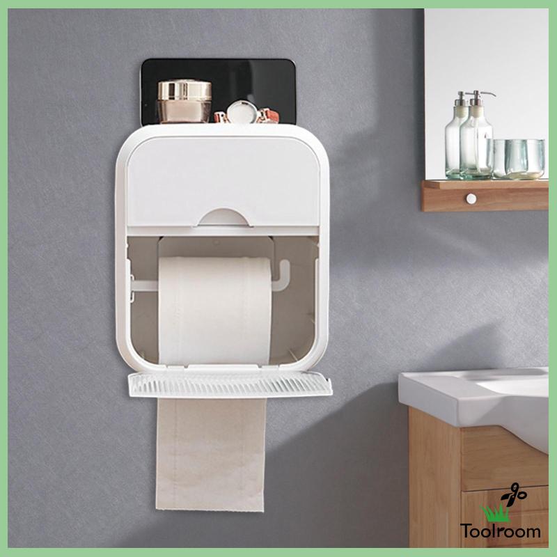 Giá Đỡ Cuộn Khăn Giấy Kèm Kệ Điện Thoại Không Cần Đục Lỗ Cho Phòng Khách / Bàn Ăn