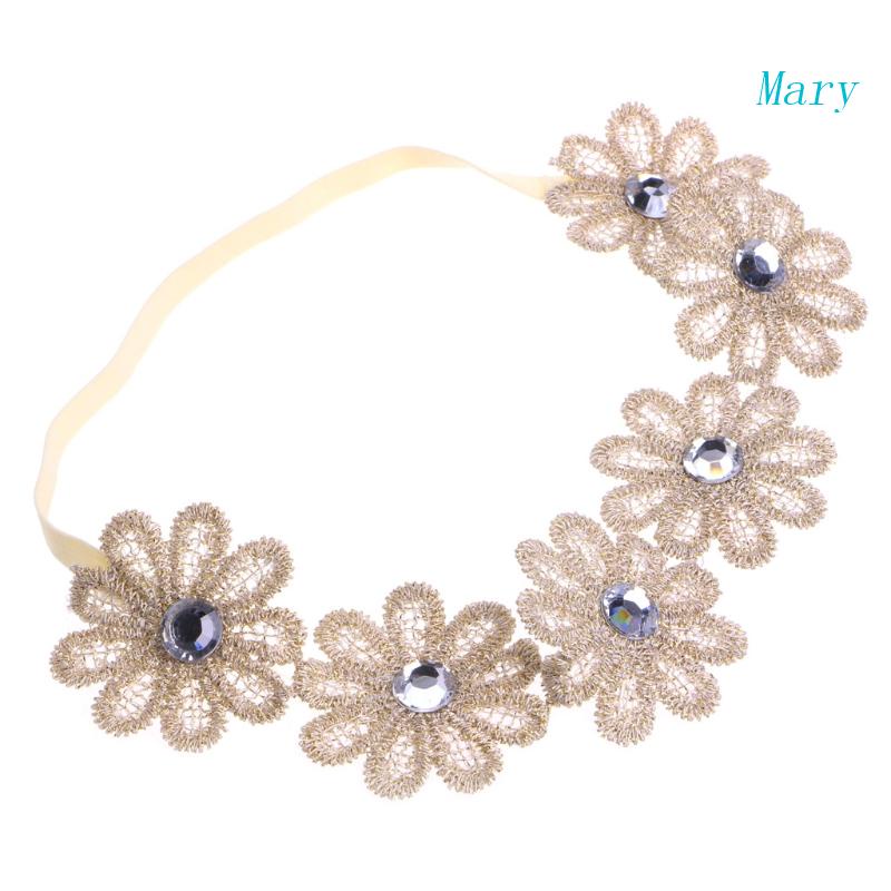 Băng Đô Cài Tóc Hình Hoa Hướng Dương / Vương Miện Xinh Xắn Cho Bé Gái