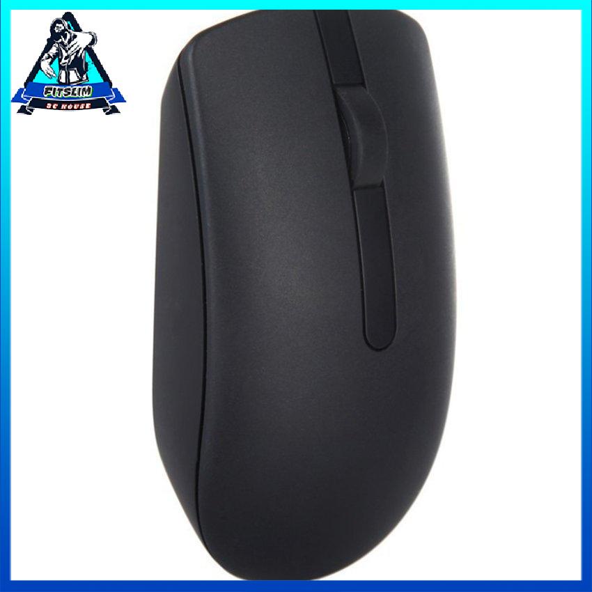 Chuột Ergonomic Đen Định Vị Chính Xác Máy Tính Xách Tay Văn Phòng USB Phụ Kiện Dành Cho Dell 116 [U/18]