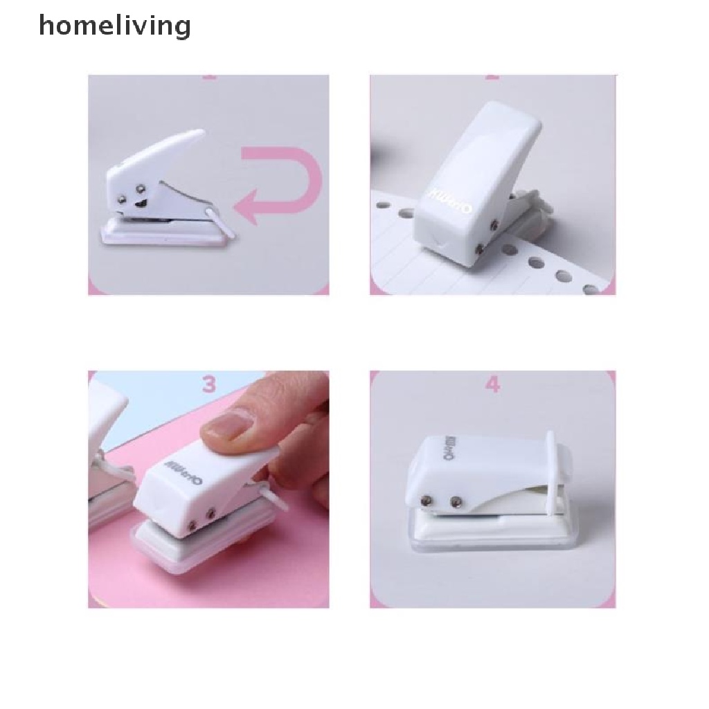 Dụng Cụ Đục Lỗ Giấy Hình Tròn Mini Dễ Thương