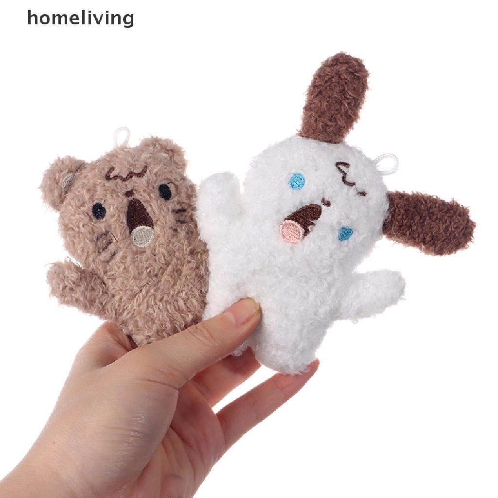 Móc Khóa Hình Thỏ Nhồi Bông Đáng Yêu 9 * 10cm