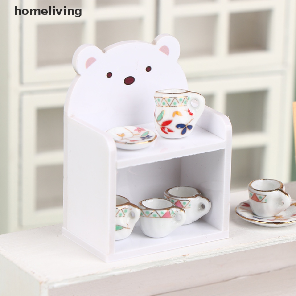 Kệ Sách Mini Tỉ Lệ 1 / 12 Trang Trí Nhà Búp Bê