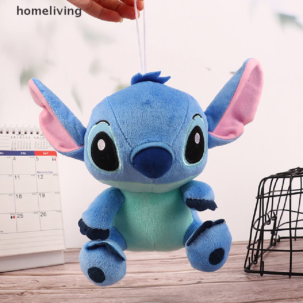 DISNEY Đồ Chơi Búp Bê Hoạt Hình Lilo Và Stitch Nhồi Bông Màu Xanh Dương Hồng