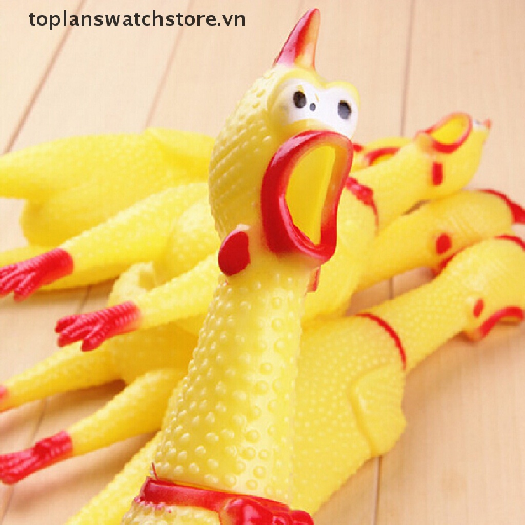1 Đồ Chơi Gà Cao Su 17CM Cho Thú Cưng