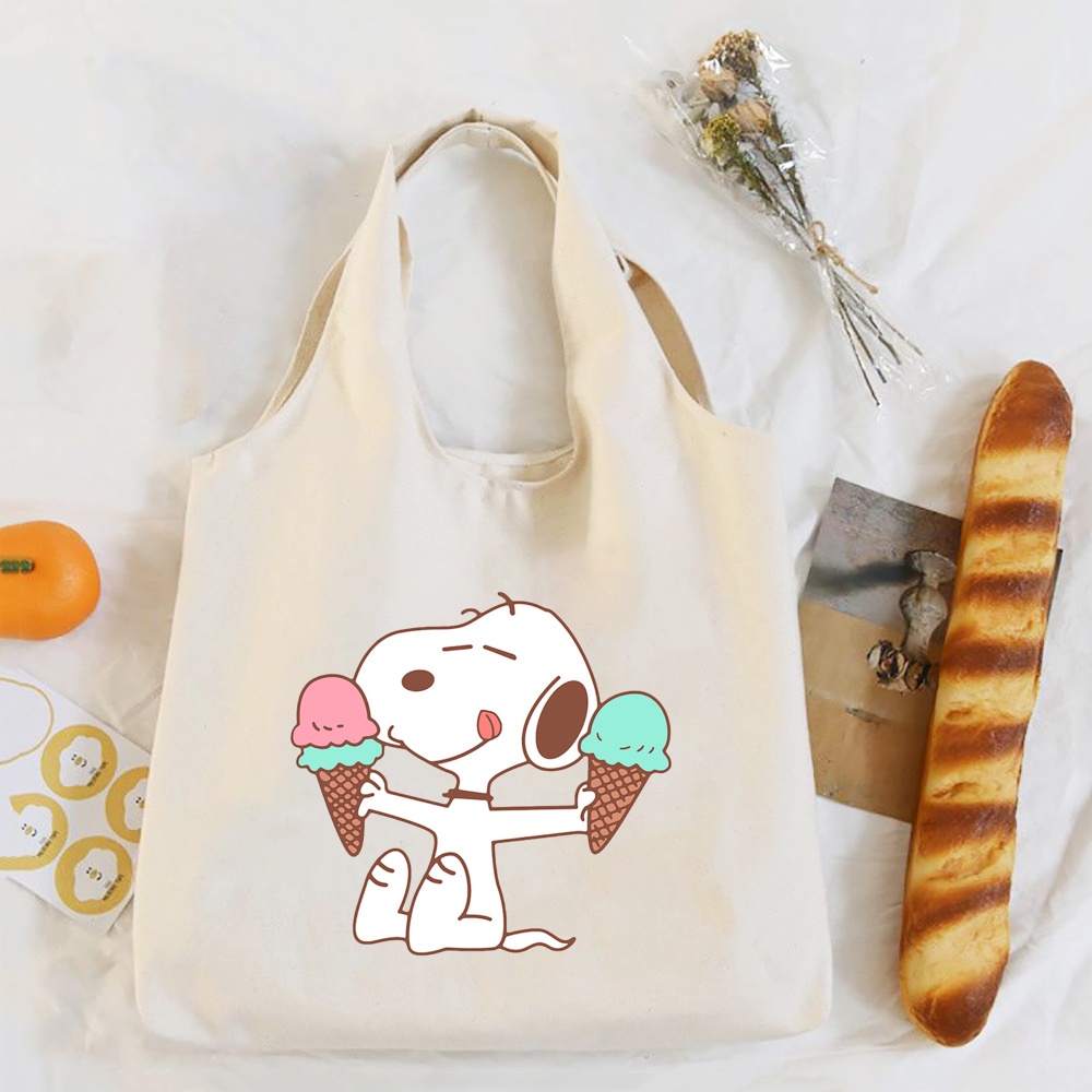 Kuromi Túi vải In Họa Tiết Hoạt Hình Cho Nữ
