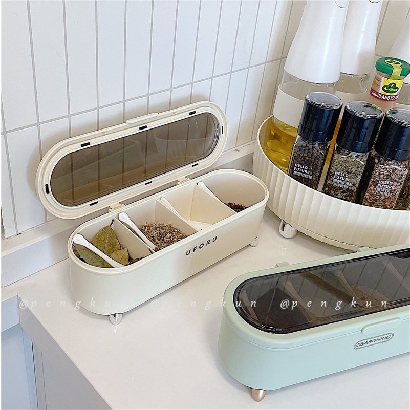 Hộp Đựng Gia Vị Thiết Kế Sang Trọng Tiện Dụng Cho Nhà Bếp