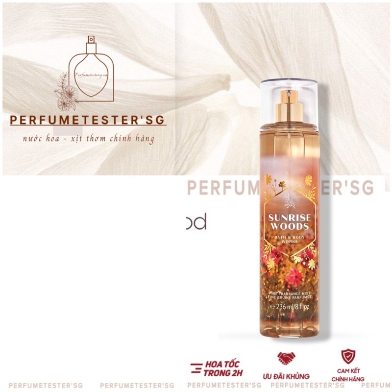 Xịt Thơm Toàn Thân Bath & Body Works SUNRISE WOODS -𝒑𝒆𝒓𝒇𝒖𝒎𝒆𝒕𝒆𝒔𝒕𝒆𝒓