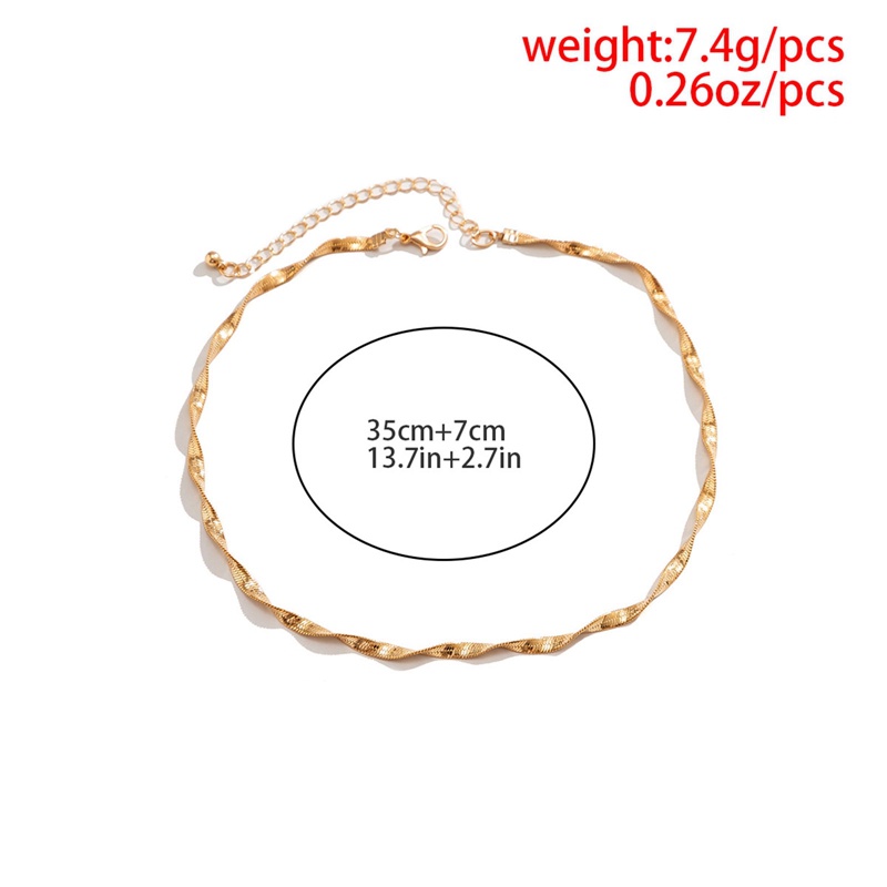 Vòng cổ Dạng Chuỗi Xích Màu Sắc Bạc / Vàng Phối Tua Rua Đơn Giản Thời Trang Cho Nam Và Nữ