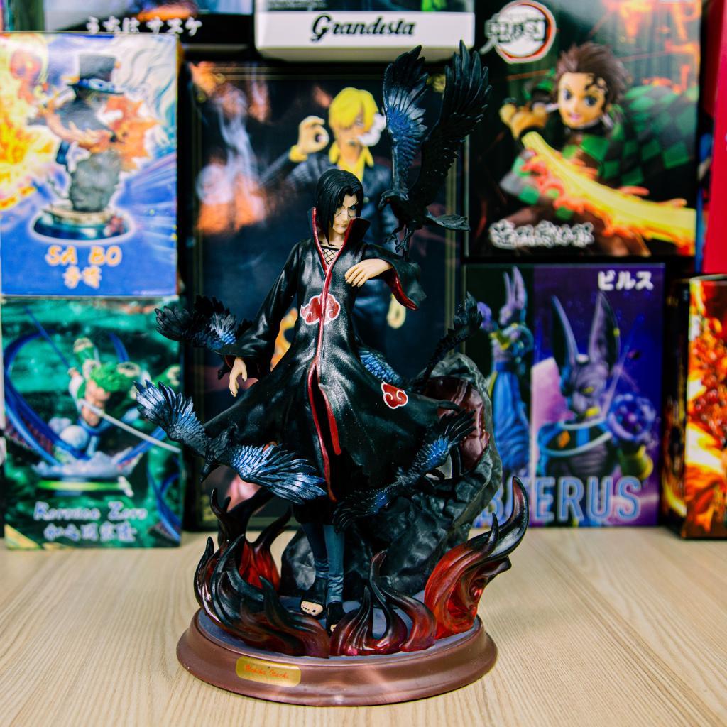 Mô hình nhân vật Uchiha madara lục đạo duy ngã độc tôn cao 27cm có 3 đầu thay thế | Figure anime naruto