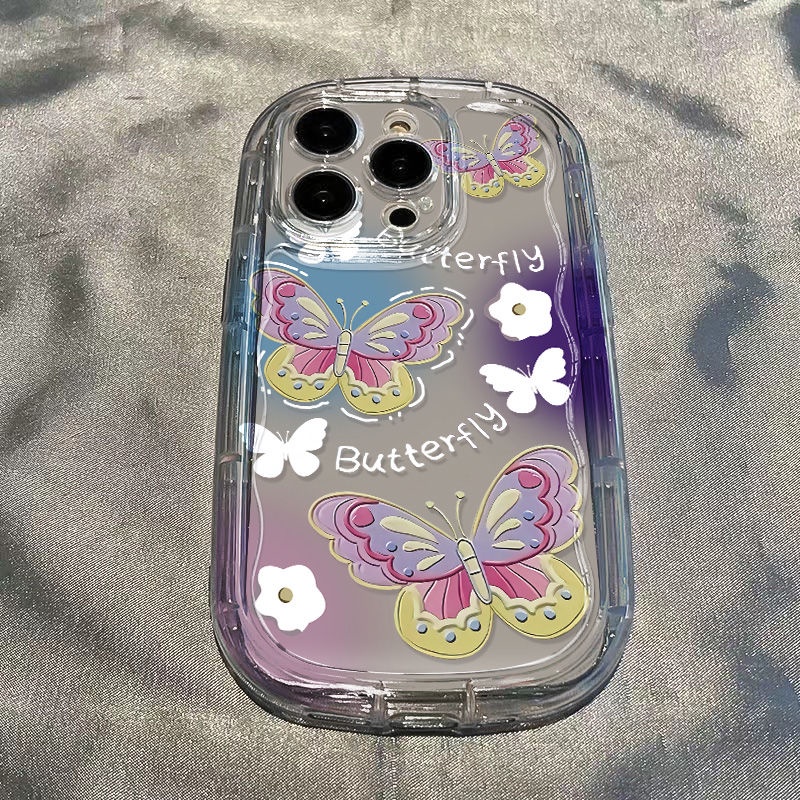 ✅Ốp Điện Thoại Dẻo Trong Suốt Họa Tiết Bươm Bướm Nhỏ Xinh Chống Sốc Cho Iphone 7 / promax 12iPhone14xs 1311 xr / 8p KTB5