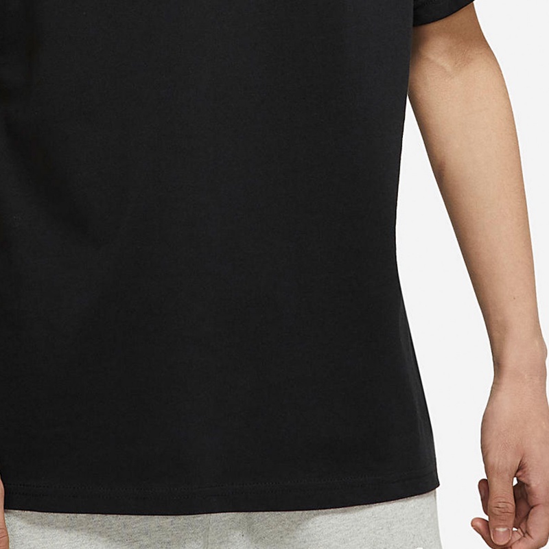 Áo Thun Nike100% Cotton Cổ Tròn Tay Ngắn Dáng Rộng Thoáng Khí Thời Trang Cho Nam DM6428-010