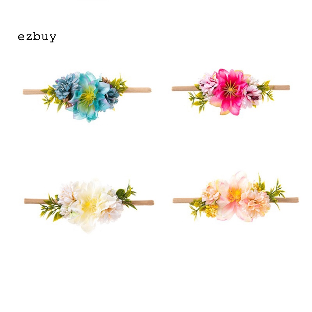 Băng Đô Hoa Hồng Thoáng Khí Sáng Tạo Cho Bé