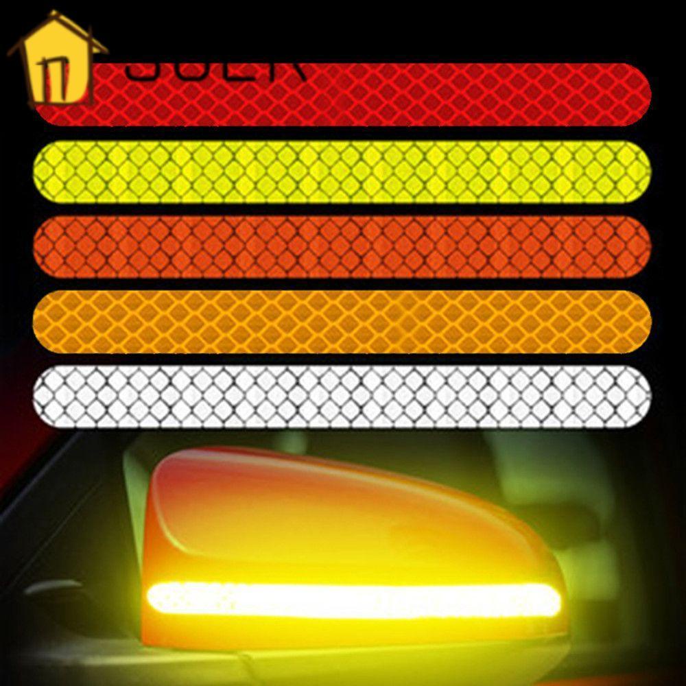 Bộ 2 Miếng Dán Phản Quang Cảnh Báo An Toàn Cho Gương Chiếu Hậu Xe Hơi / Xe Máy