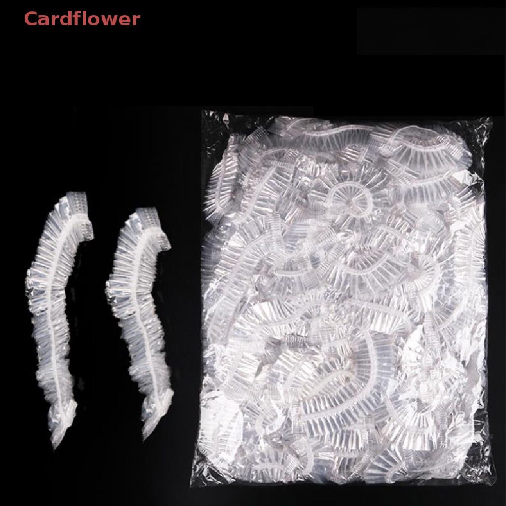 Bộ 100 Mũ Trùm Tóc Co Giãn Trong Suốt Dùng Một Lần