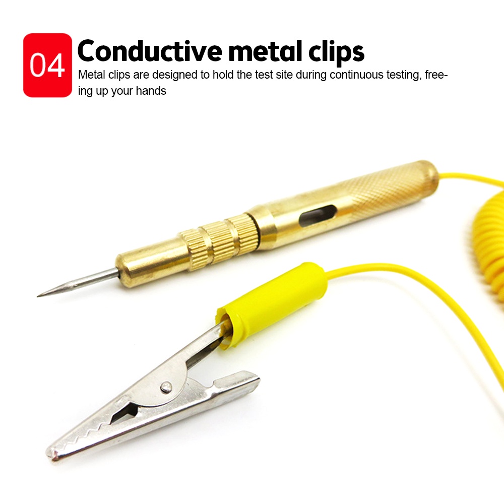 Bút thử điện Voktta DC 6V 12V 24V chuyên dụng cho xe hơi