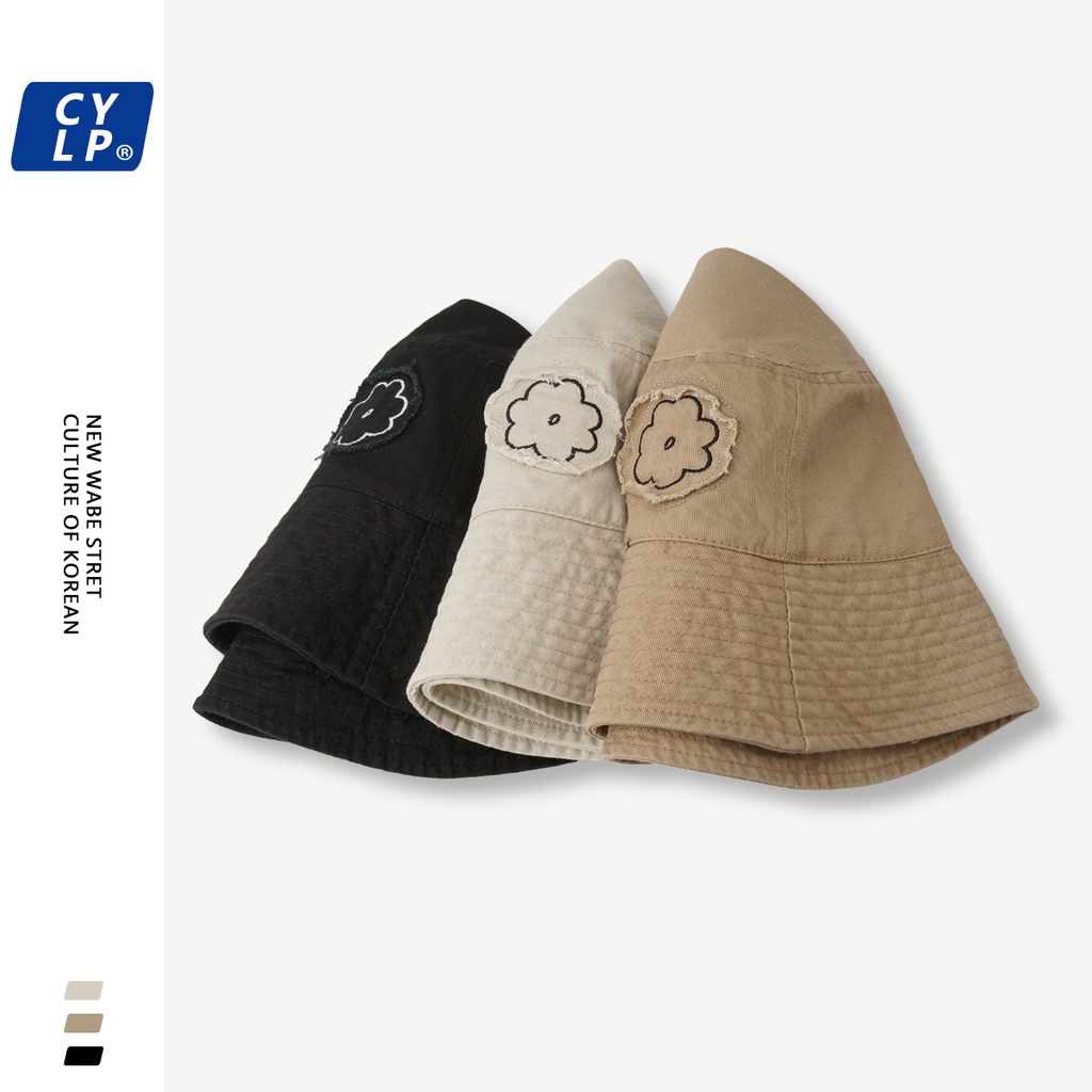 Nón Tai Bèo Họa Tiết Hoa Thêu Phong Cách Hàn Quốc Thời Trang Mùa Hè Cho Nam Và Nữ