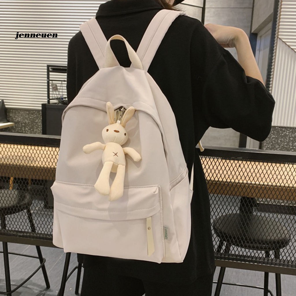 Ba Lô Đi Học / Du Lịch Sức Chứa Lớn Bằng Nylon Màu Sắc Trơn Tùy Chỉnh Đa Năng